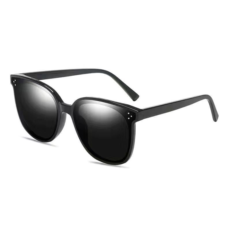 G'S Black Sunglasses Women'S Trend Three-Point Sunshade Large-Frame Sunglasses Men'S Trend One Pair Of Hair Replacement Glasses