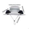 Adjustable Bucket Hat with Solar Fans for Outdoor Activities
