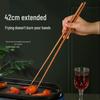 SIVIR Extra-Long Heat-Resistant Wooden Cooking Chopsticks
