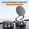 360 Degree Rotating Foldable Magnetic Phone Holder ABS Shell Vacuum Suction Car Dashboard Desktop Mobile Phone Bracket Stand