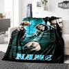 Harry Potter And Friends In A Magical Duel With Wands Under A Stormy Sky Multipurpose Personalized Blanket Customize Text Soft Cozy Versatile For Sofa