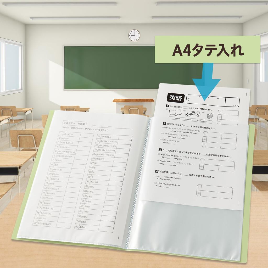 Plus Pocket Year and Class Name Clear 20 Pack of X 10 File, File, FF, Pockets, 10, Green, FC-122GA, 84-891