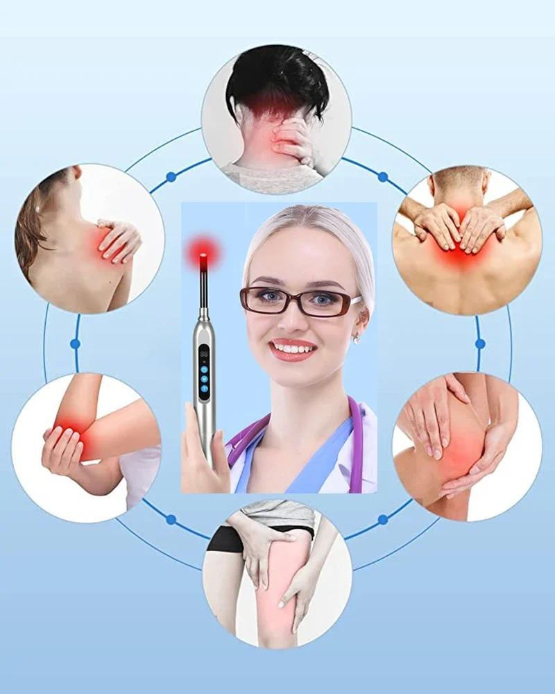 Red Light Therapy Cold Sore Device For Mouth Sores Treatment 660nm 850nm NearInfrared LED Light Therapy Machine Skin Care Wand