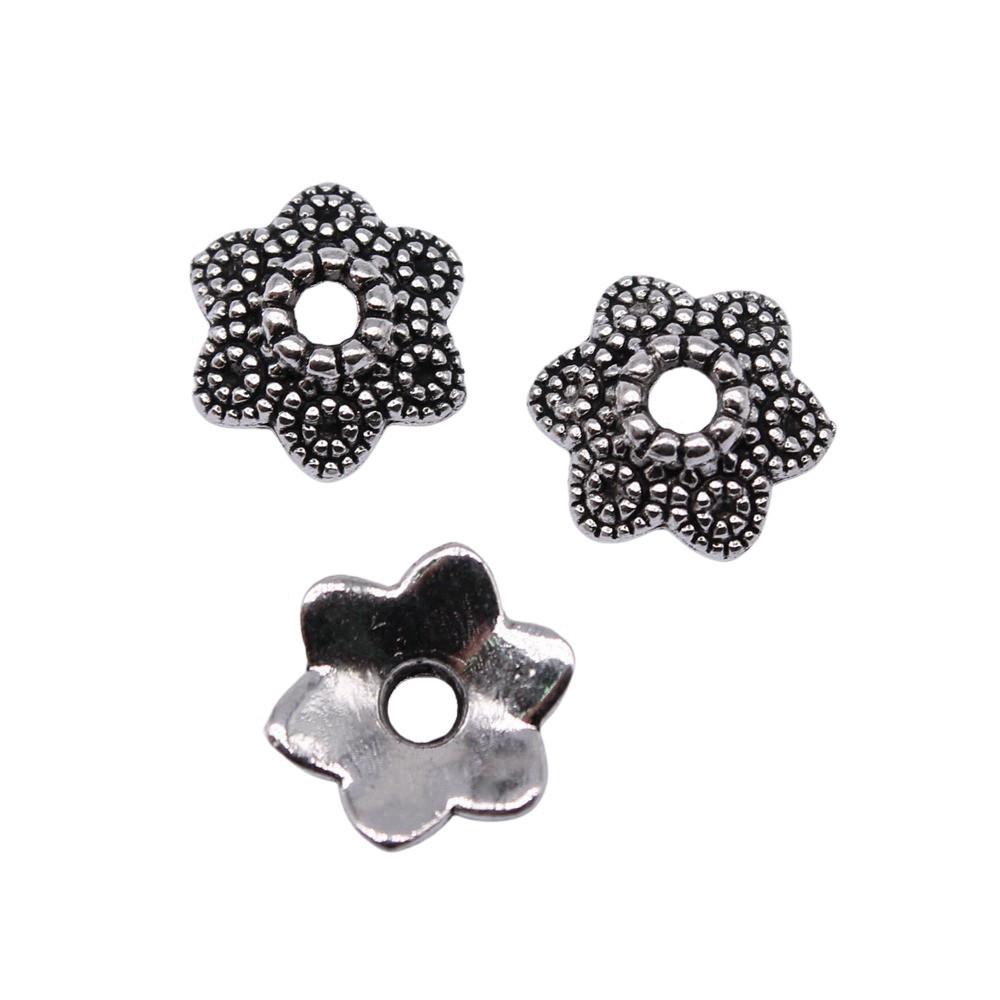 Flower Bead Cap Spacer Findings Ornate Covers For DIY Jewelry Making Materials