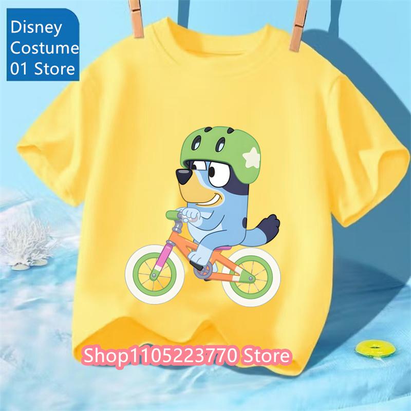Cartoon Kids T-Shirt Short Sleeve Print Comfortable for Boys and Girls Daily Use
