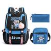 Animation Cartoon Peripheral Printing Children'S Backpack Campus Large Capacity Primary And Secondary School Students Schoolbag Three-Piece Set