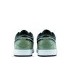 Jordan Air Jordan 1 Slip Resistant Abrasion Resistant Low Top Vintage Basketball Shoes Men's Green 553558-132(Team97-)