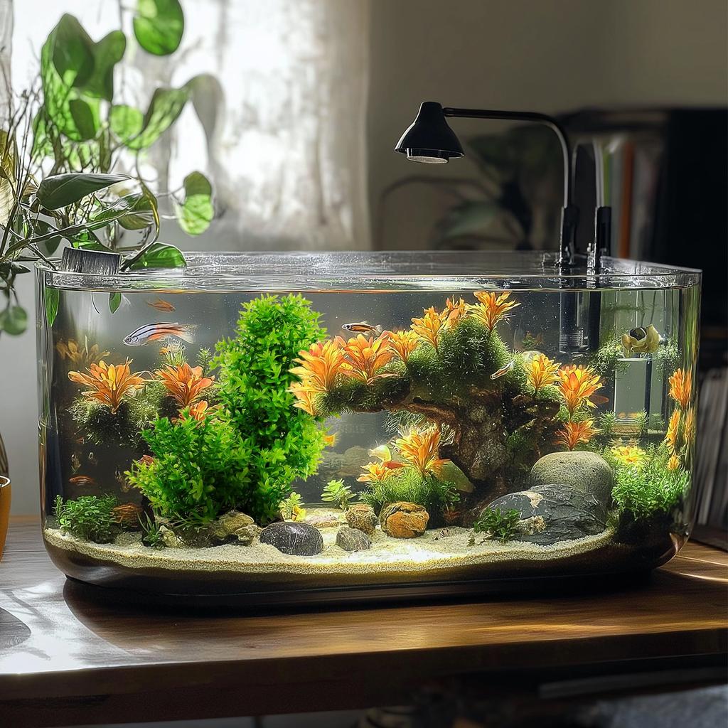 Artificial Plant Green Bush Ornament Aquarium Decoration Aquarium