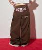 Lujeoseukeulleob Multi Cargo Pocket Wide Cotton Pants ( 3 Colors )