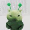 Poseable Ugly Cute Plushie Keychain 10cm Bag Charm Green Alien Cat Plush Toy  Anime Fans Gifts