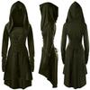 Women's Cosplay Hooded Dress Long Sleeve Hoodies Hooded Tie Dress Ladies Dress Mid-length Skirt