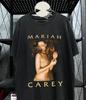 Mariah Carey Music Concert Black Cotton T Shirt Full Size S-5XL