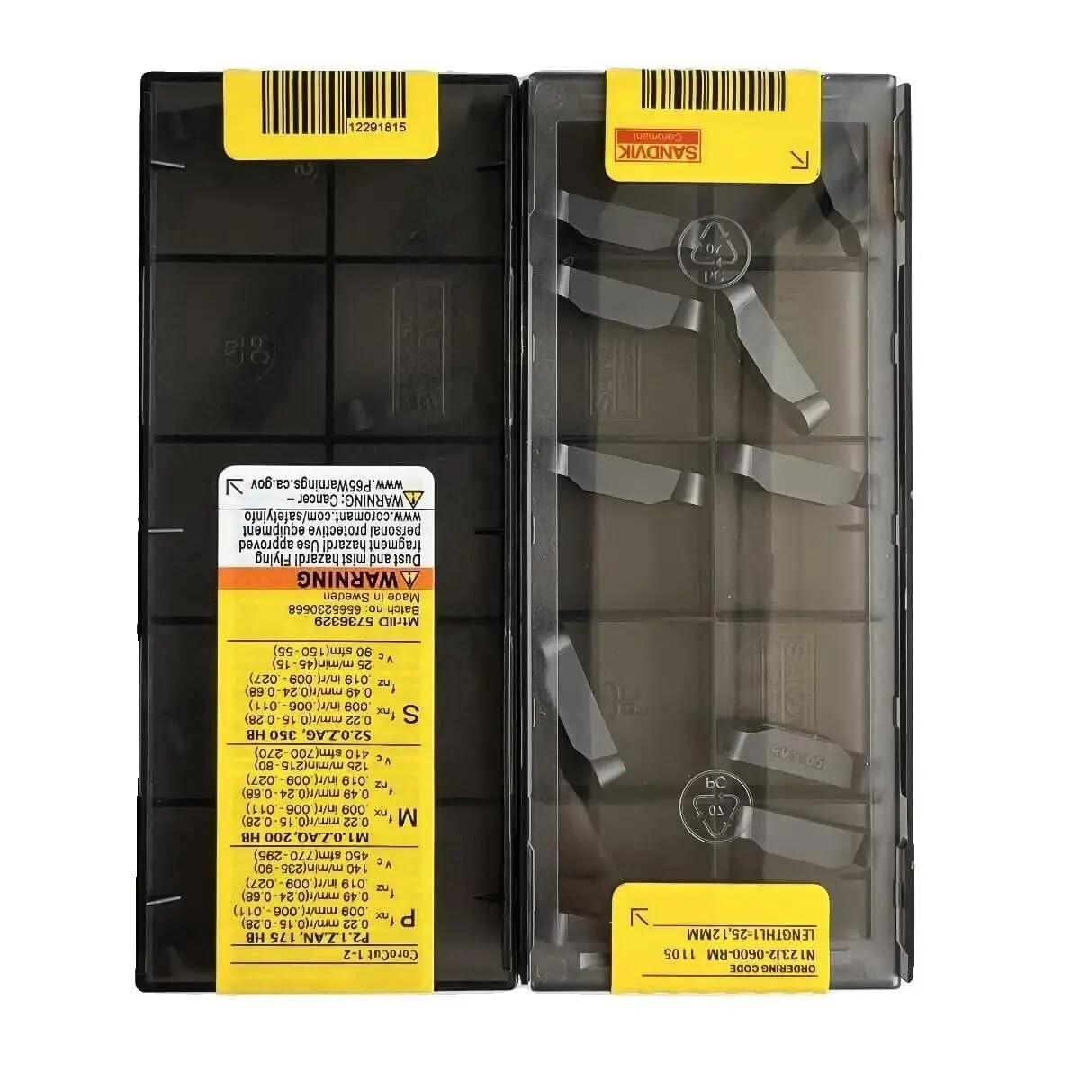 

Original Sandvik / N123J2-0600-RM 1105 /Carbide CNC Blade 10 PCS