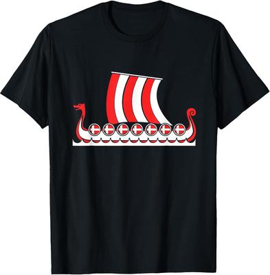 Danish Viking Ship Denmark Scandinavia Viking T-Shirt