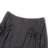 KIRSH Ribbon Pocket Woven Cargo Pants [Grey]