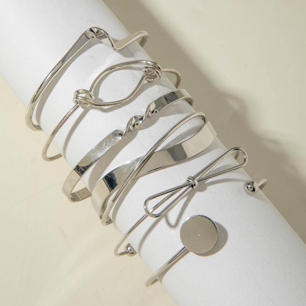 Exaggerated chain bracelet set, punk heart-shaped open bracelet bracelet wholesale