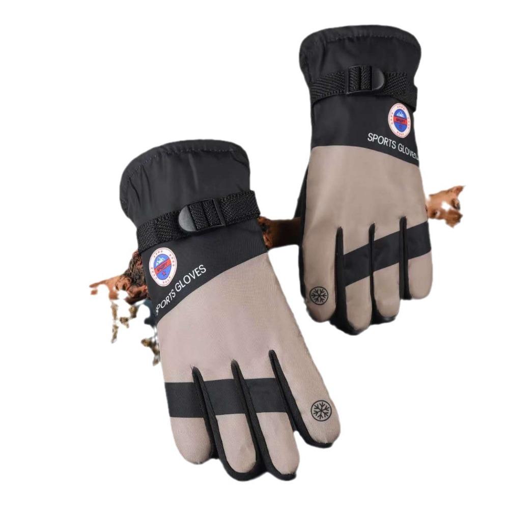 Outdoor Skiing Warm Gloves for Men and Women Cycling Waterproof Sports Cycling Winter Warm Non-slip Riding Thickened Gloves