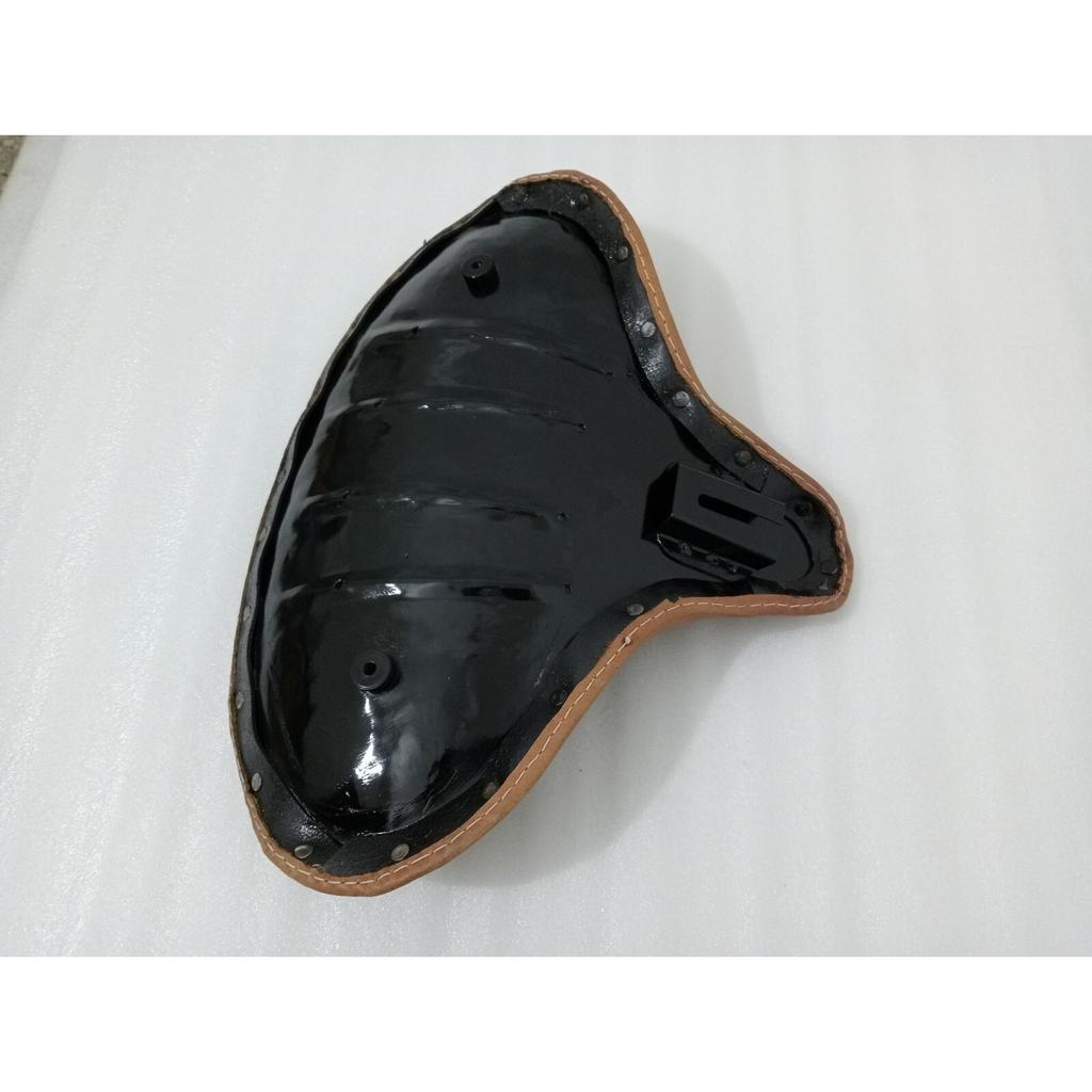 Genuine Leather HARLEY WLA WLC VL UL EL WL KNUCKLEHEAD SOLO SEAT FLATHEAD BROWN