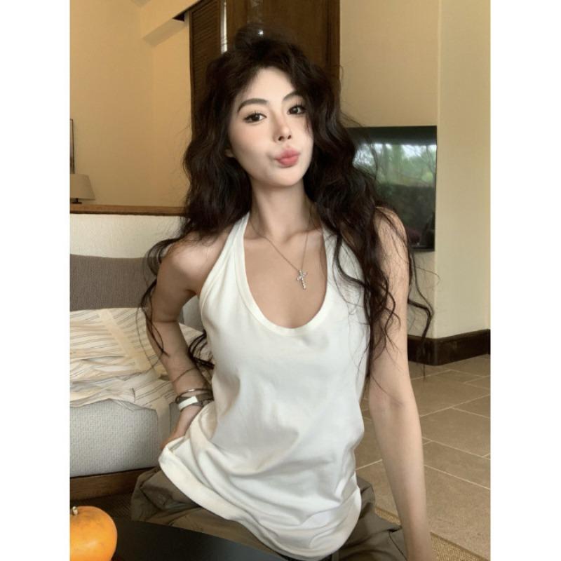 Ein lockeres, leicht zu tragendes Sommer-Basic, ein vielseitiges ärmelloses Oberteil mit dem Gefühl eines Neckholder-Tops.