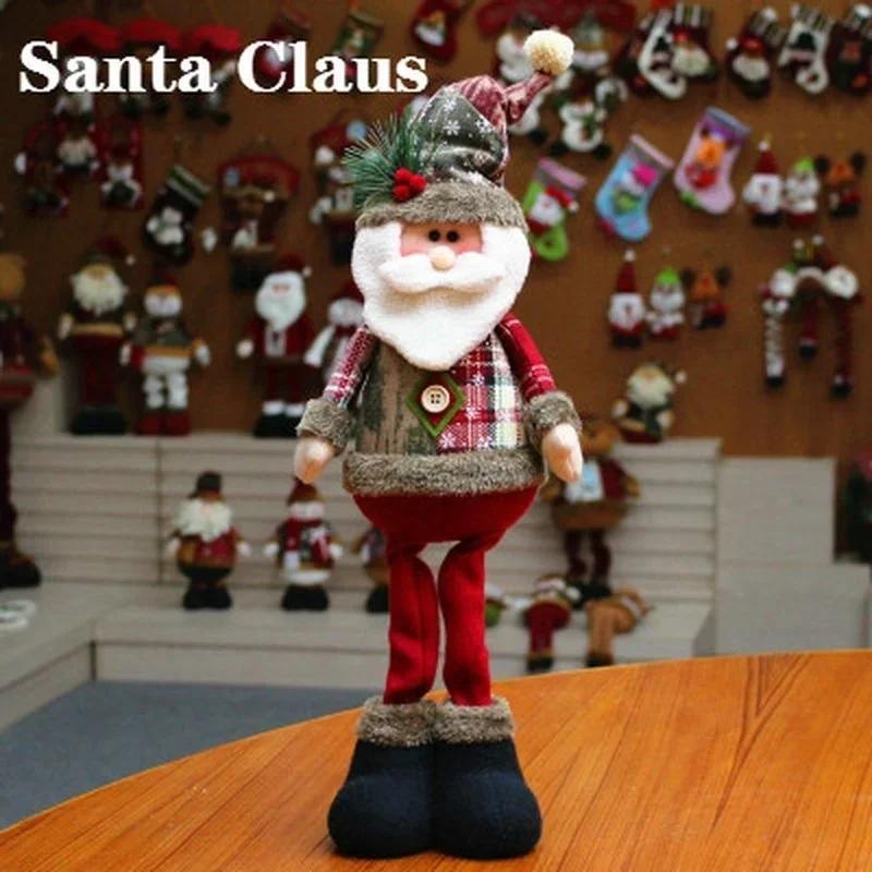 

18×48 см Подвеска на рождественскую елку Аксессуары Танцующий старик Снеговик Олень Маленький медведь Тканевая кукла Маленькая подвеска Подарок Оптовая продажа snowman