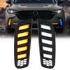 DRL For Mazda CX-50 CX50   LED Daytime Running Light Car Fog Dynamic Turn Signal Lamps White Yellow Blue Car Acssories