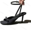 Fashion Women Sandals 2025 New Designer Comfortable Stiletto High Heel Shoes Sexy Fashion Women Outdoor Open Toe Ankle Buckle Shoes