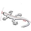 2/4Pcs 3D Gecko Lizard Car Sticker PVC Chromed Badge Emblem Decal Waterproof Reflective Stickers Auto Styling Decor Accessories