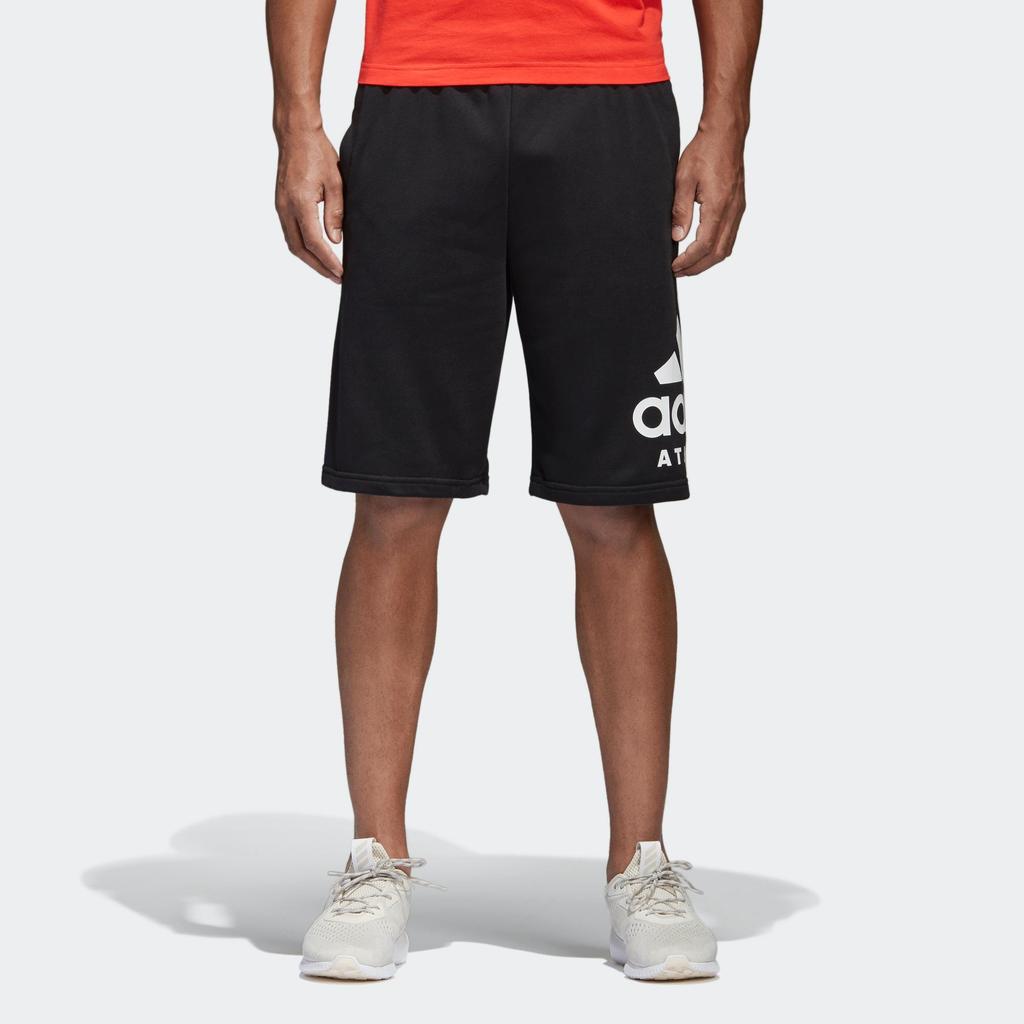 Adidas Letter Elastic Comfortable Five-Point Sports Shorts Men Shorts Black CF9562