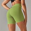 Auroth Sexy Elastic Yoga Shorts Women Biker Sports Shorts High Waist Fitness Workout Shorts