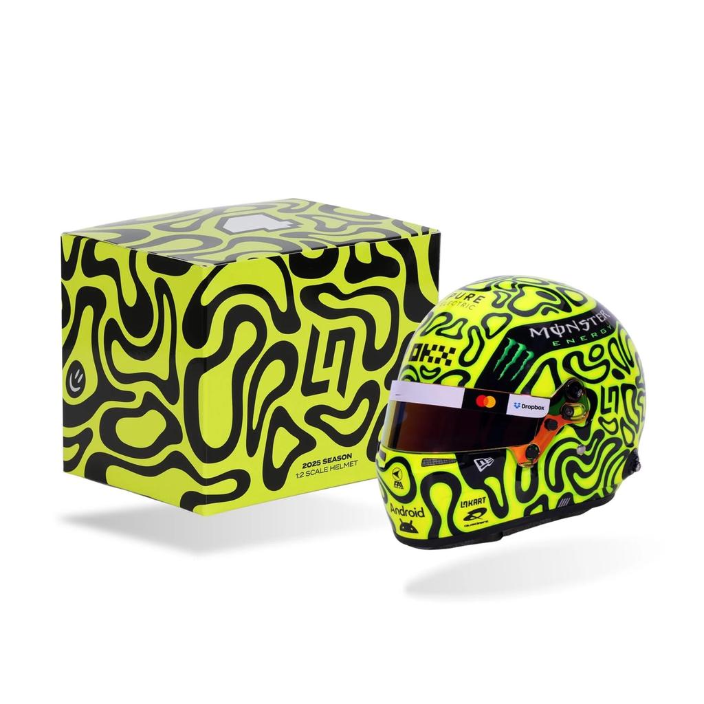 Bell Mini Helmet 1/2 F1 Lando Norris McLaren 2025 BELL Lando Norris Driver Replica [Used]