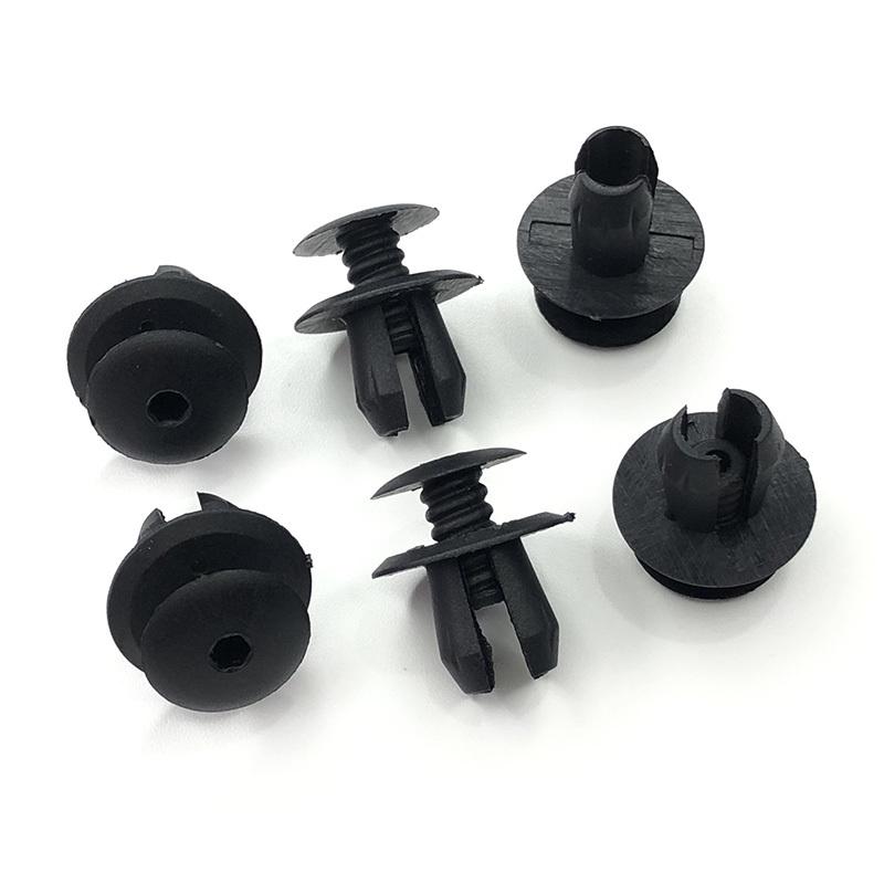 50x Auto Fastener Trim Panel Lining Clips Fit 9mm Hole For VW Volkswagen T4 T5 Transporter Eurovan Car Plastic Rivets Automobile