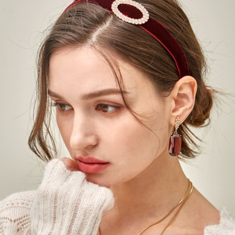 ctwins Velvet CT Point Hairband_1 Velvet Hairband