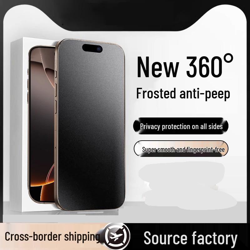 2025 Apple ProMax Privacy Tempered Glass Screen Protector - Blue Light Filter & Anti-Drop