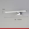 3000 Cabinet Lights, Front Lamp Rectangular Waterproof Fixtures Bathroom Light for Mirror Bedside