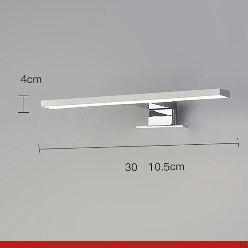 3000 Cabinet Lights, Front Lamp Rectangular Waterproof Fixtures Bathroom Light for Mirror Bedside