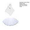 White Wedding Porch Goose Clothes Easy to Wear Festival Goose Attire Garden