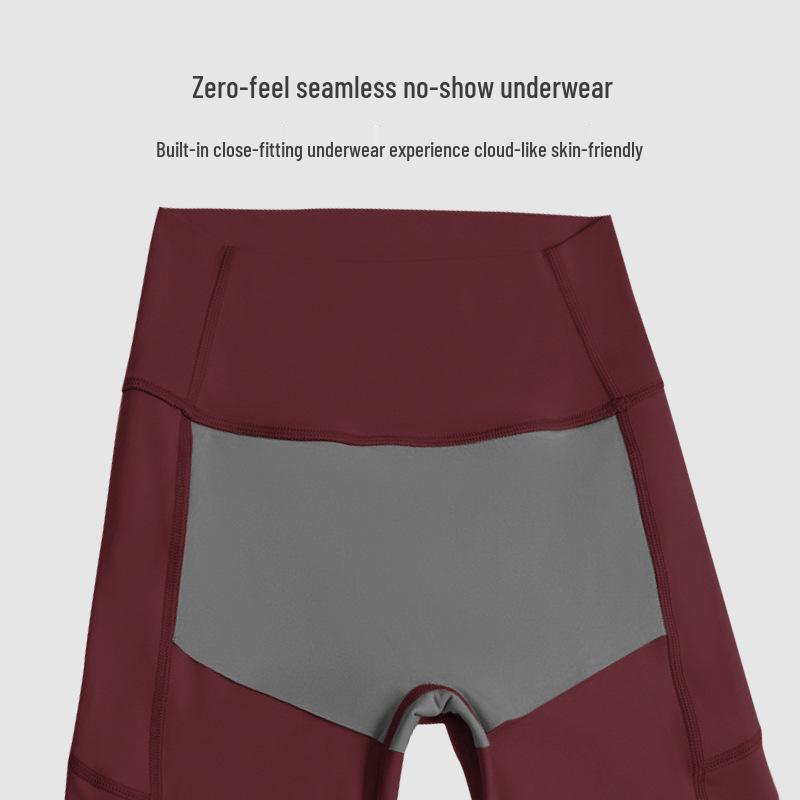 Women's High Waist Tummy Control Yoga Shorts - Fitness, Pilates, Running Capri Pants