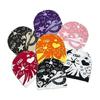 Handmade Crochet Hat Girl Skull Hat Double Side Jacquard Beanies Warm Skull Caps