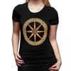 Sicilia Ruota Del Carretto Siciliano TShirt for Women ONeck Streetwear T Shirts Womens Short Sleeve Summer Clothes Tops