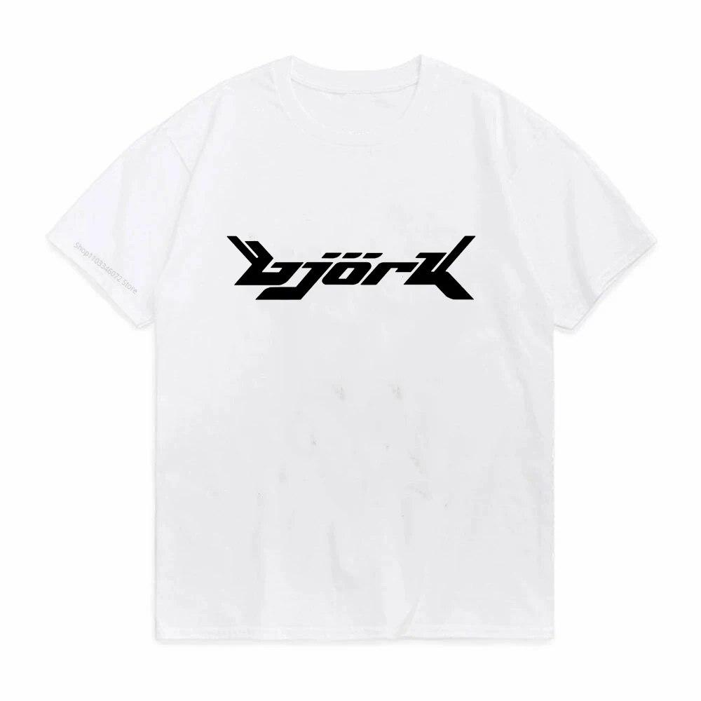 90. léta Bjork 1996 Japanese Tour Promo Print Tričko Léto Trička s krátkým rukávem Unisex WoUnisex Vintage trička s výstřihem