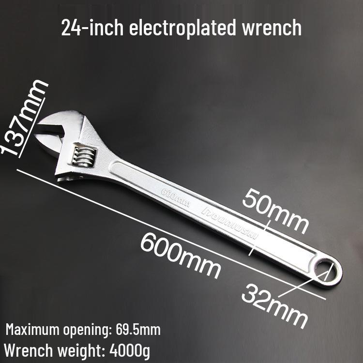 Multifunctional Insulated Mini Adjustable Jaw Wrench Set with Short Handle - Free Shipping