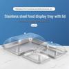 Jingzhifeng Stainless Steel Food Display Tray with Lid