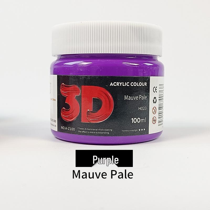 100ml Acrylic Paint for Children's Doodles and Plaster Dolls