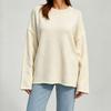 Women's Casual Oversized Pullover Sweater - Loose Fit Knit Top for Everyday Wear