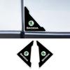 CUCB7 2PCS Car Door Corner Anti-collision Cover Door Protection Strip For Octavia 2 A5 A7 Superb Rapid Yeti Kodiaq Fabia A7 2022