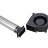 Efficient 12V Adjustable Air Blower Kit With Metal Duct For Barbecue Cooking Fire Starting And Indoor Ventilation