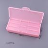 Double Layer Nail Storage Box Large Capacity Frosted Nail Tool Organizer Case Rectangle Removable Tray Nail Art Tool Box