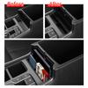 Car Tray for Kia Sorento 2021-2025 Center Console Storage Box Silicone Organizer Interior Accessories Stowing Tidying Black