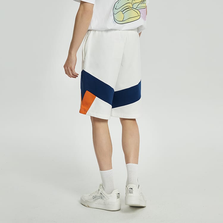 Li Ning Casual Shorts Men's Ivory AKSR569-1