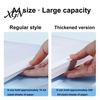 Clear Portfolio Bag 4PCS 11-Hole Expanding File Folders with Labels, Plastic Waterproof Portable Storage Solution Document Bags, Transparent Case for